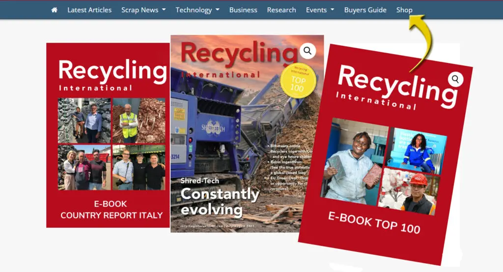 Recycling International’s e-shop opens for business featured image