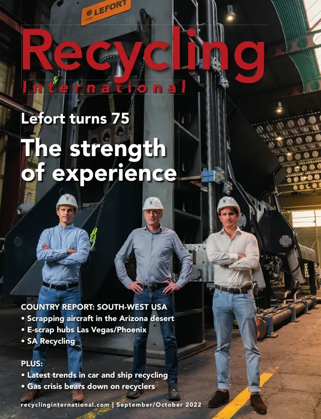 Recycling International September/October issue | 2022