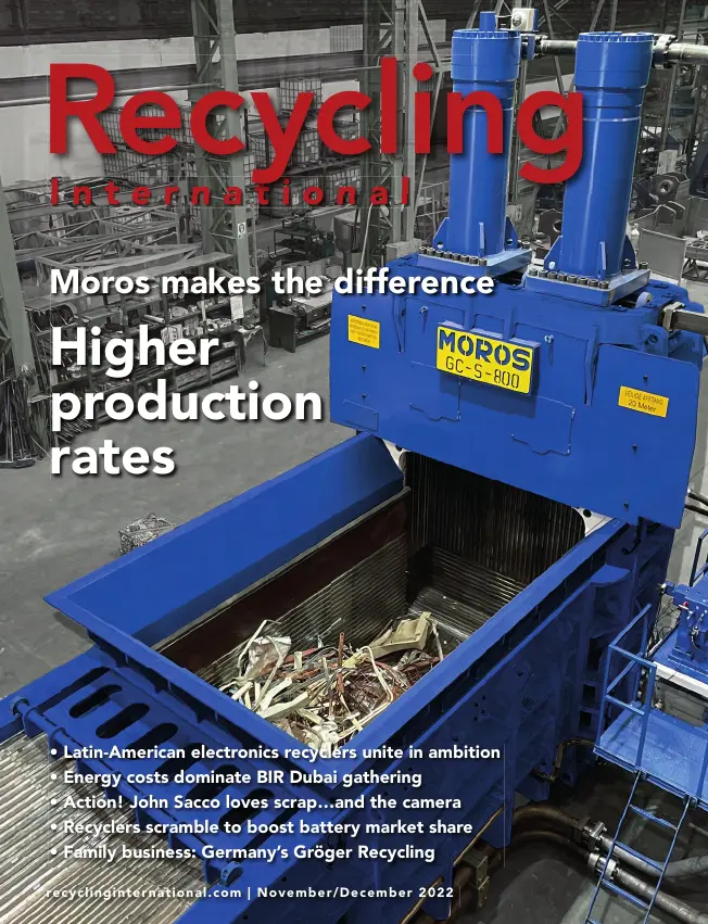 Recycling International November/December issue | 2022