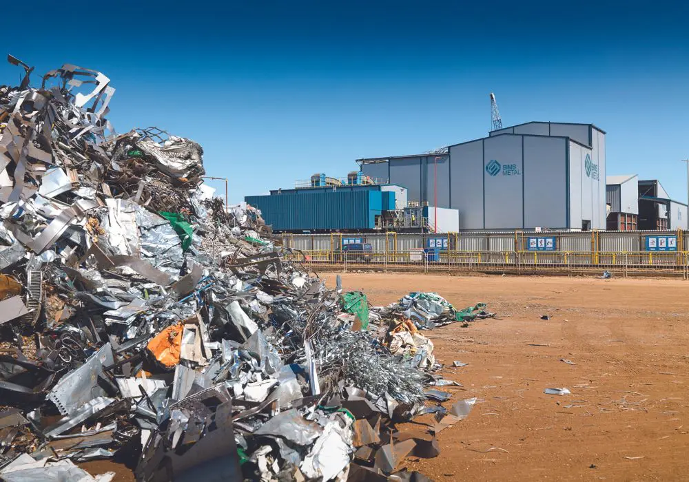 Sims recycling plant