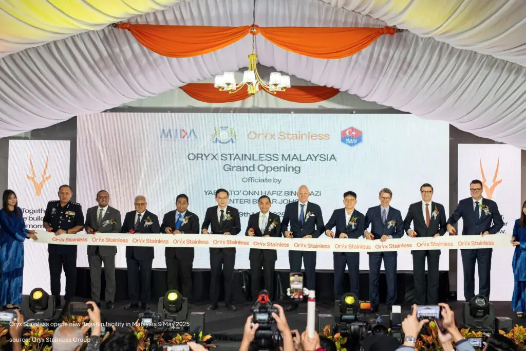 Oryx opens stainless steel recycling plant in Malaysia featured image