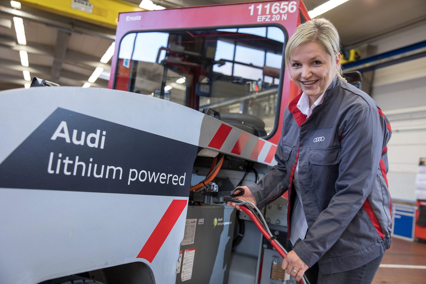 Audi Batteries Find Second Life In Forklift Trucks Recycling International